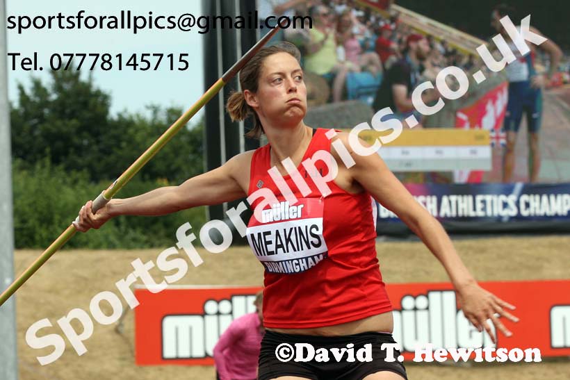 Womens javelin, Muller British Championships, Alexander Stadium, Birmingham. Photo: David T. Hewitson/Sports for All Pics